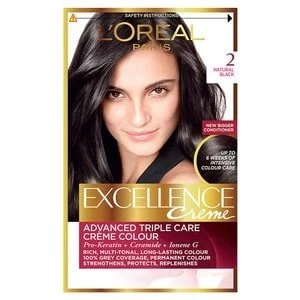 Image of Excellence Creme 2.0 Natural Black Hair Dye Black