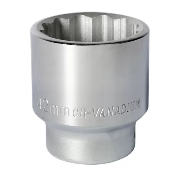 Image of Genuine SEALEY S34/42 WallDrive® Socket 42mm 3/4Sq Drive