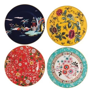 image of Wedgwood Wonderlust Plates 20Cm Set Of 4