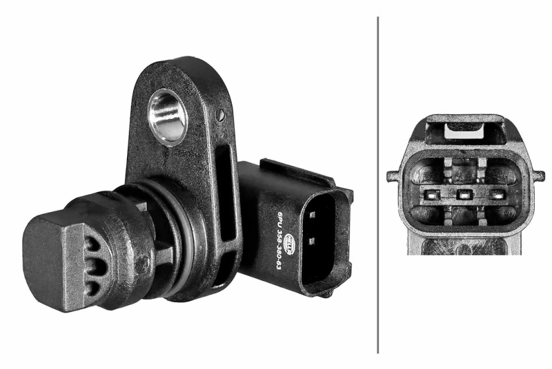 Image of HELLA Camshaft position sensor HELLA 6PU 358 380-631