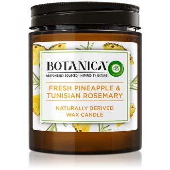 Image of Air Wick Botanica Fresh Pineapple & Tunisian Rosemary Scented Candle 205g