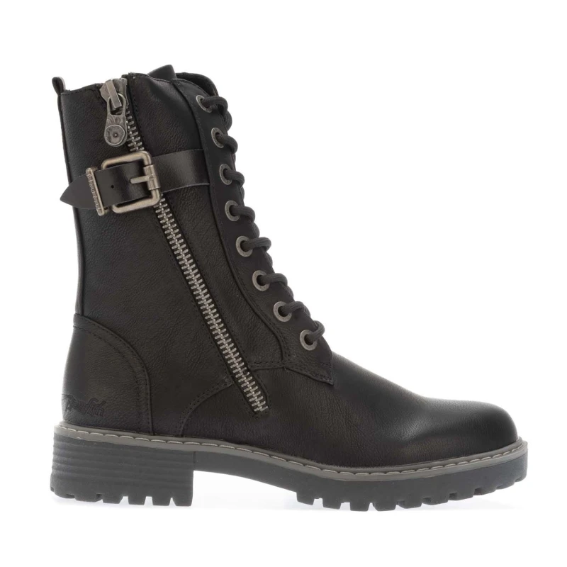Image of Blowfish Malibu Rauly 2 Combat Boots Black female UK 5