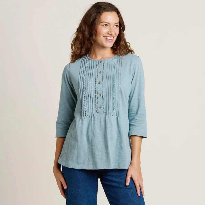 Image of Brakeburn Folke Long Sleeve T-Shirt Blue