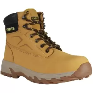 Image of Stanley Mens Tradesman Leather Safety Boots (11 UK) (Honey) - Honey