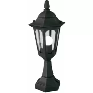 Image of Loops - Outdoor IP44 1 Bulb Wall Ground Pedestal Lamp Light Black LED E27 100W d02091
