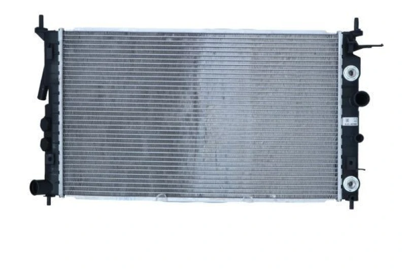 Image of NRF 50218 Engine radiator EASY FIT Brazed cooling fins, Aluminium, with mounting parts Aluminium Radiator,engine cooling (470)