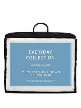 Image of Everyday Collection Duck Feather And Down Pillows (Pair)