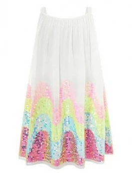 image of Monsoon Girls Sophia Sequin Dress - Multi