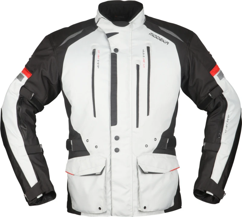 Image of Modeka Jacket Striker II Jacket Dark Gray Black Size 5XL