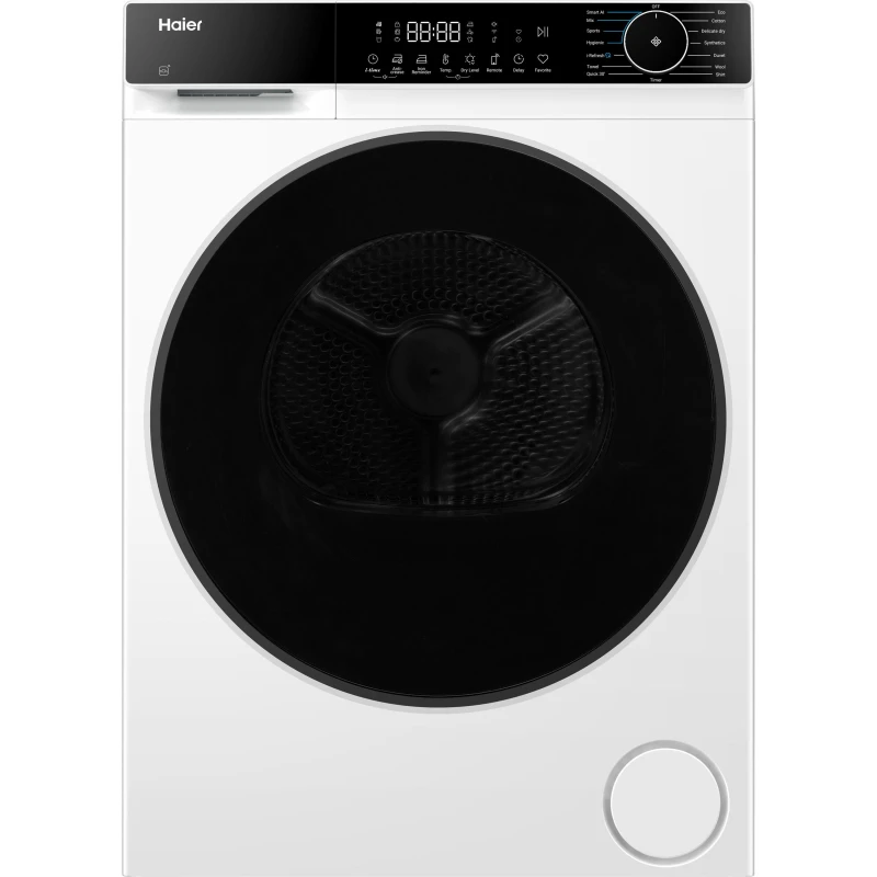 Image of Haier X5 Plus HD90-D357AU1-UK WiFi Connected Heat Pump Tumble Dryer - White - A++ Rated