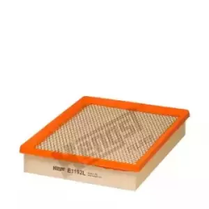 Image of Air Filter Insert E1192L by Hella Hengst