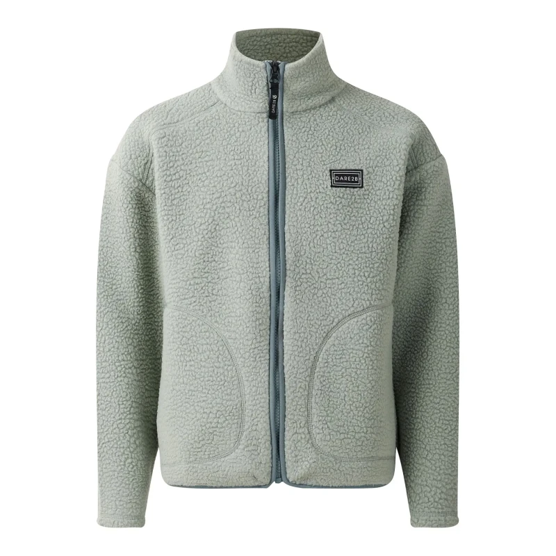 Image of Kids' Full Zip Fleece Dare 2B Zesty II Vert Unisex 3/4 ans