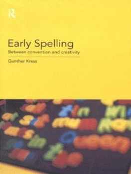 Image of Early Spelling by Gunther Kress Book