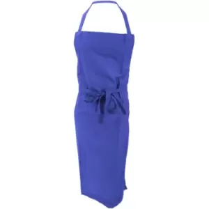 Image of Jassz Bistro Bib Apron / Hospitality & Catering (One Size) (Royal) - Royal