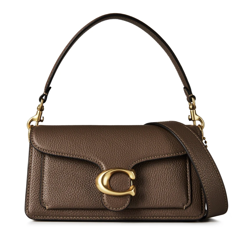Image of Coach Tabby 20 Leather Shoulder Bag Beige CY201 B4CBD