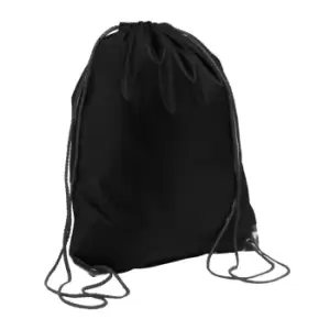 image of SOLS Urban Gymsac Drawstring Bag (ONE) (Black)