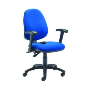 Image of Intro High Back Posture Chair Folding Arms Royal Blue KF822868