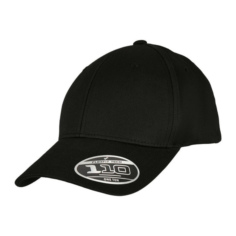 Image of Yupoong Mens Flexfit 110 Baseball Cap in Black Male One Size