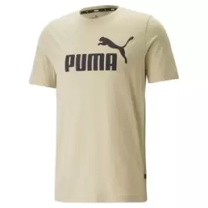 image of Puma No1Logo Tee Mens - Beige