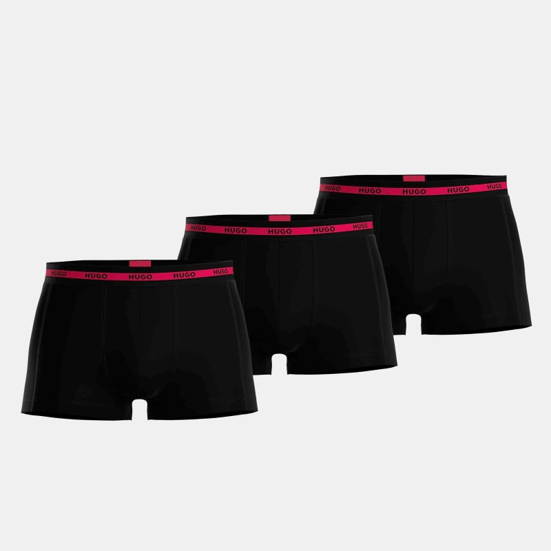 Image of Hugo Original 3 Pack Boxers Black 002 male Small