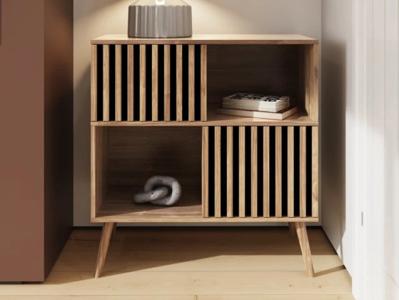 Image of GFW GFW Louvered 2 Door Sideboard - Oak