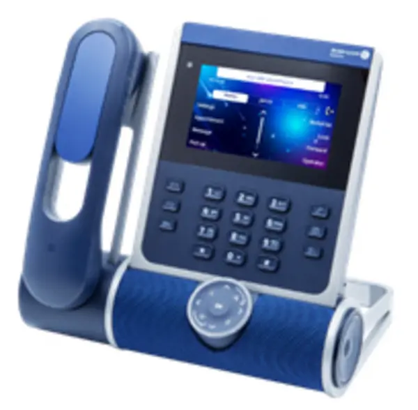 image of Alcatel-Lucent ALE-400 IP phone Blue LCD 3ML27420AA Cordless