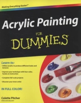 Image of Acrylic Painting for Dummies by Colette Pitcher Paperback