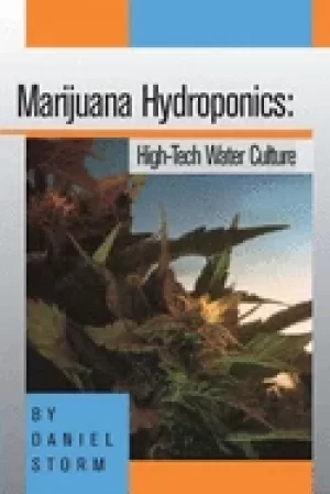 Image of marijuana hydroponics high tech water culture