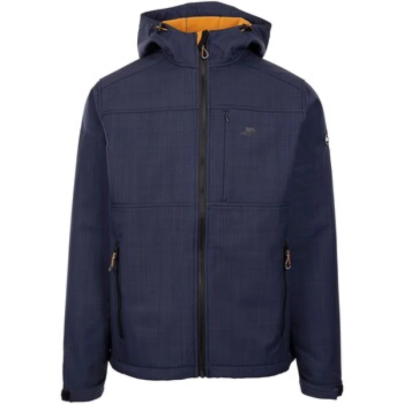 Image of Trespass Trespass Men Piber TP75 Soft Shell Jacket in Navy Size: X-Large Navy XL Male 5063574672795