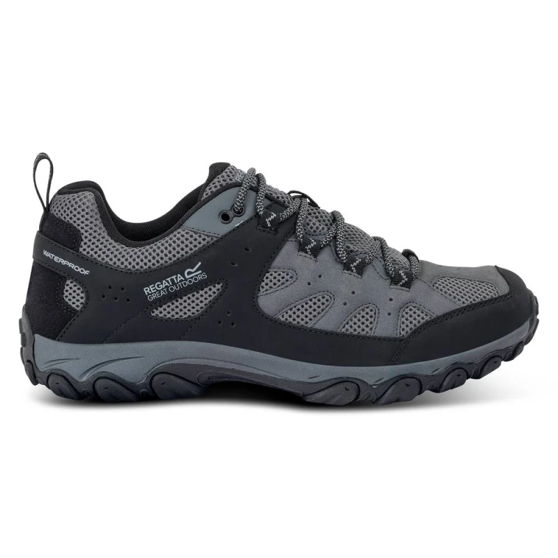 Image of Regatta Regatta Men Edgepoint Breathable Waterproof Low Walking Shoes in Grey Size: 6.5 Grey 6.5 Male 5063516063018