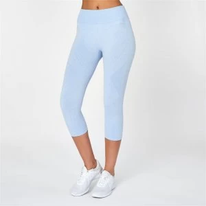 image of USA Pro Pro Seamless Core Capri - Brunera Blue