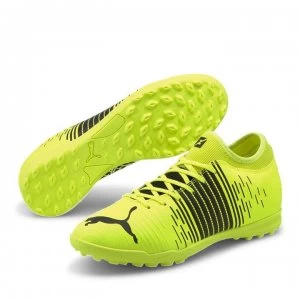 image of PUMA Future Z 4.1 TT Mens Football Boots, Yellow Alert/Black/White Size 6 Shoes