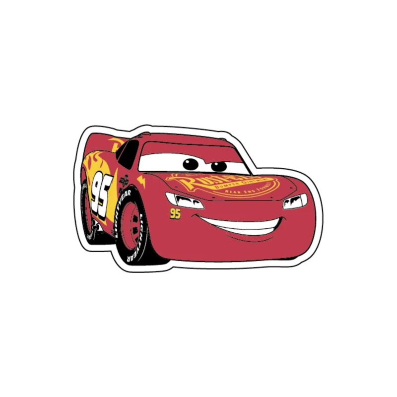 Image of Crocs Jibbitz Crocs Pixar Lightning McQueen Rouge Unisex TU