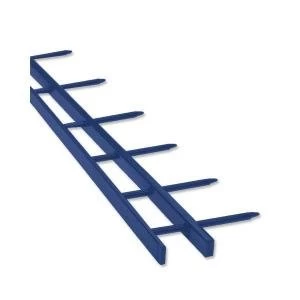 Image of GBC SureBind A4 25mm Binding Strips 10 Prongs 250 Sheet Capacity Blue