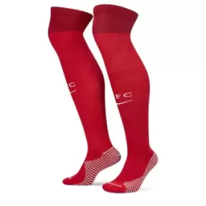 image of Nike Liverpool Home Socks 2022 2023 Mens - Red