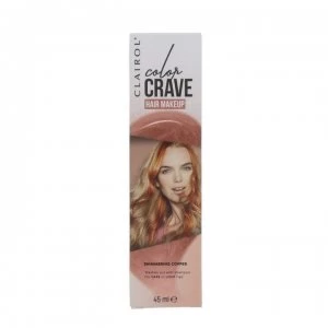 image of Clairol Color Crave 45ml Washout Hair Makeup Shimmering Copper - Shimmering Copp