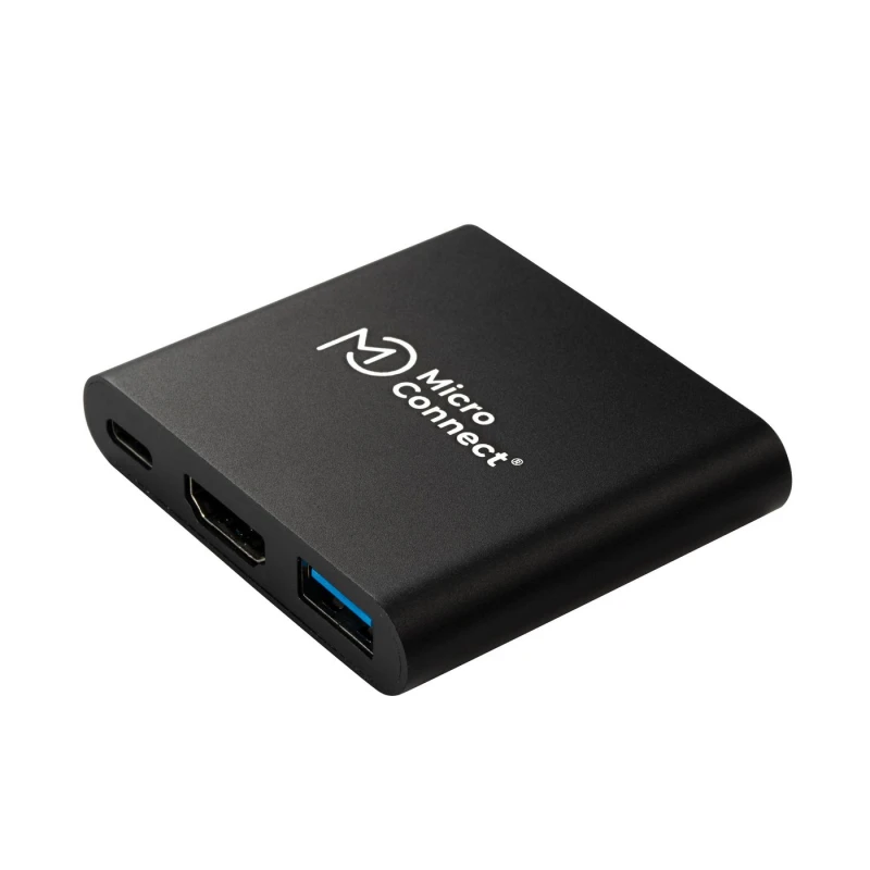 Image of Microconnect MC-HUBAV1 laptop dock/port replicator Docking White