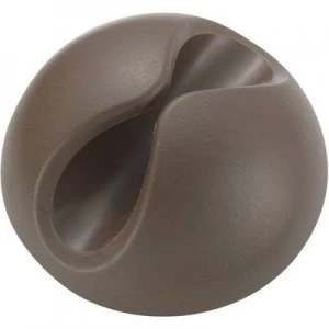 Image of Cable mount Self adhesive Brown 547639