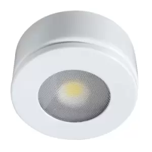 image of Robus Commodore White 2.5W LED 240V Cabinet Light - Cool White