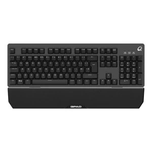 Image of Qpad Mk-40 Pro Gaming Membranical Keyboard Aluminium LED Backlit (UK Layout)