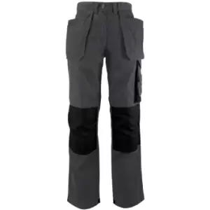 Image of Alexandra Womens/Ladies Tungsten Holster Work Trousers (12S) (Grey/Black) - Grey/Black