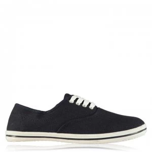 image of Slazenger Junior Canvas Pumps - Navy