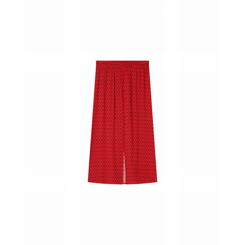 Image of Grace & Mila Womens skirt Grace & Mila Gwendael Rouge Female S