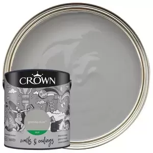 image of Crown Silk Emulsion Paint - Granite Dust - 2.5L