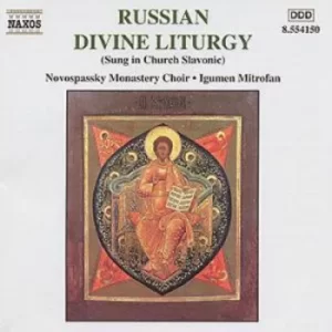 image of Russian Divine Liturgy by Novospassky Monastery Choir CD Album