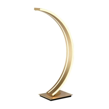 image of Schuller Arcus - Integrated LED Table Lamp, Brushed Gold