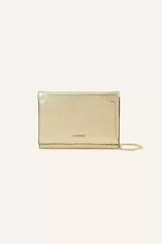 Image of Metallic Chain Sleek Shoulder Bag