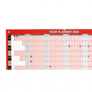 image of Office 2020 Year Planner Mounted Landscape with Planner Kit 915x610mm