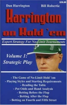 Image of Harrington on Hold em by Dan Harrington and Bill Robertie Book