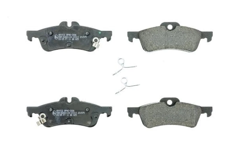 Image of AISIN Brake pad set AISIN BPHO-2006